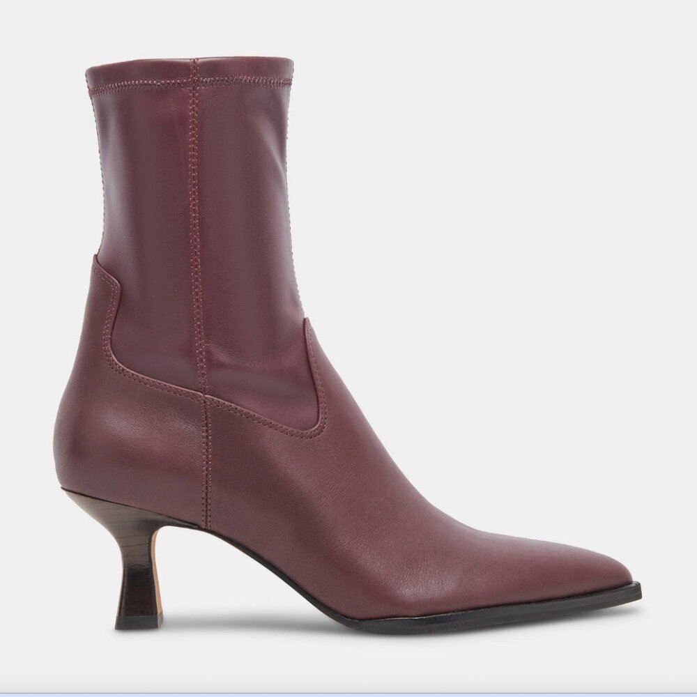 Dolce Vita Arya Wide Calf Boots in Wine Leather
